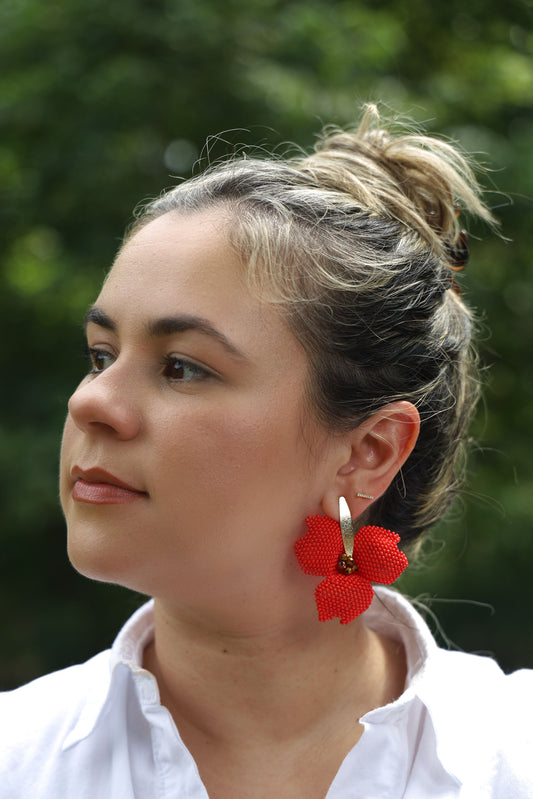 Leaf Earrings Available in vibrant colors