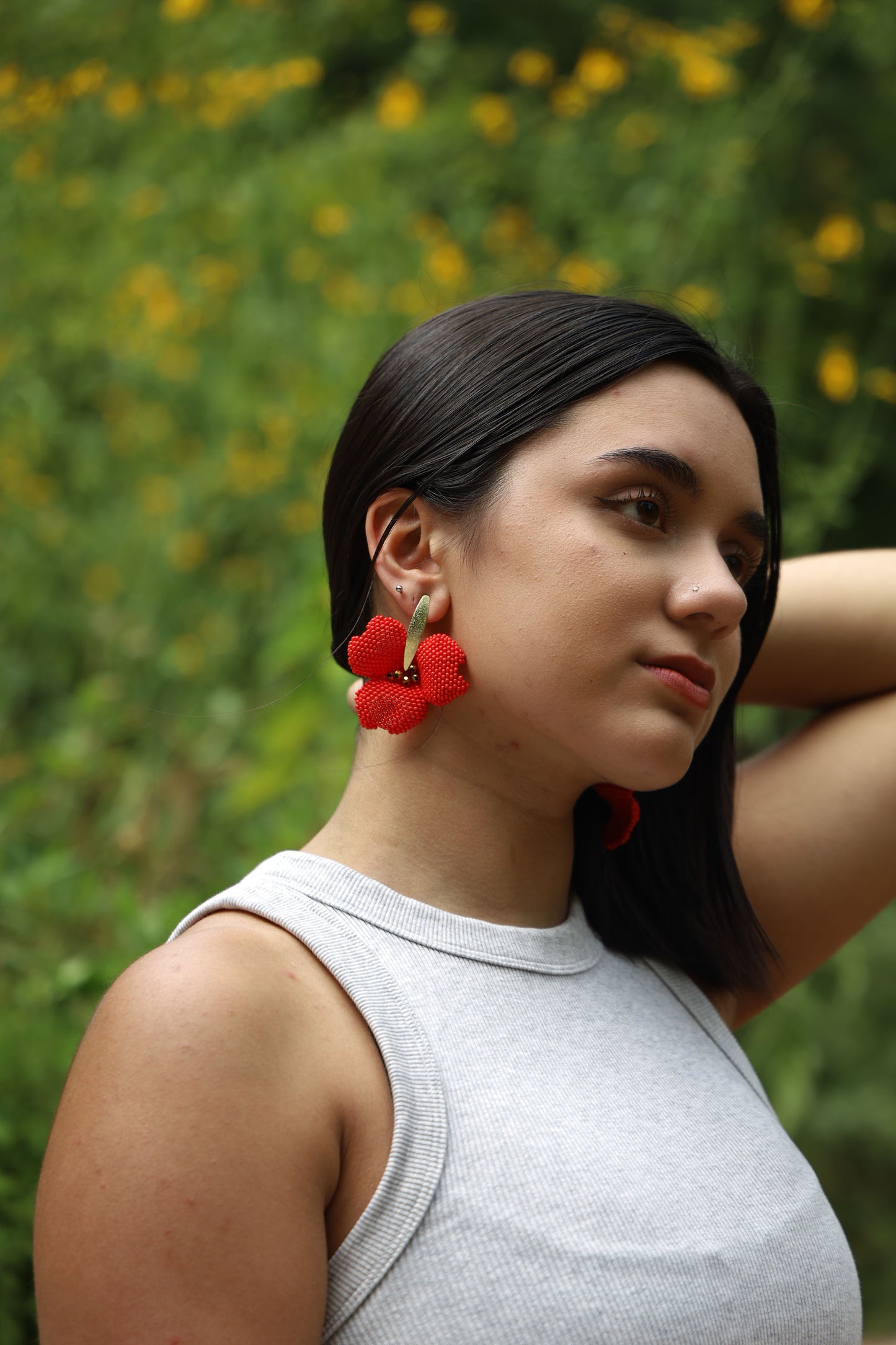 Leaf Earrings Available in vibrant colors