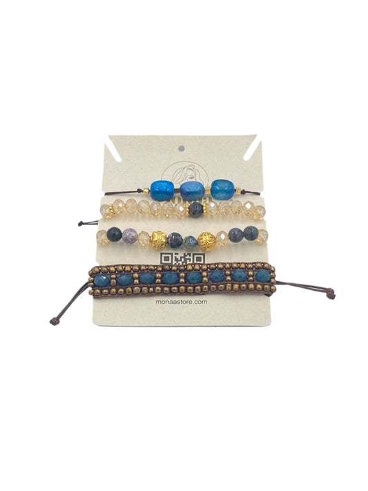 Bracelet Blue Set