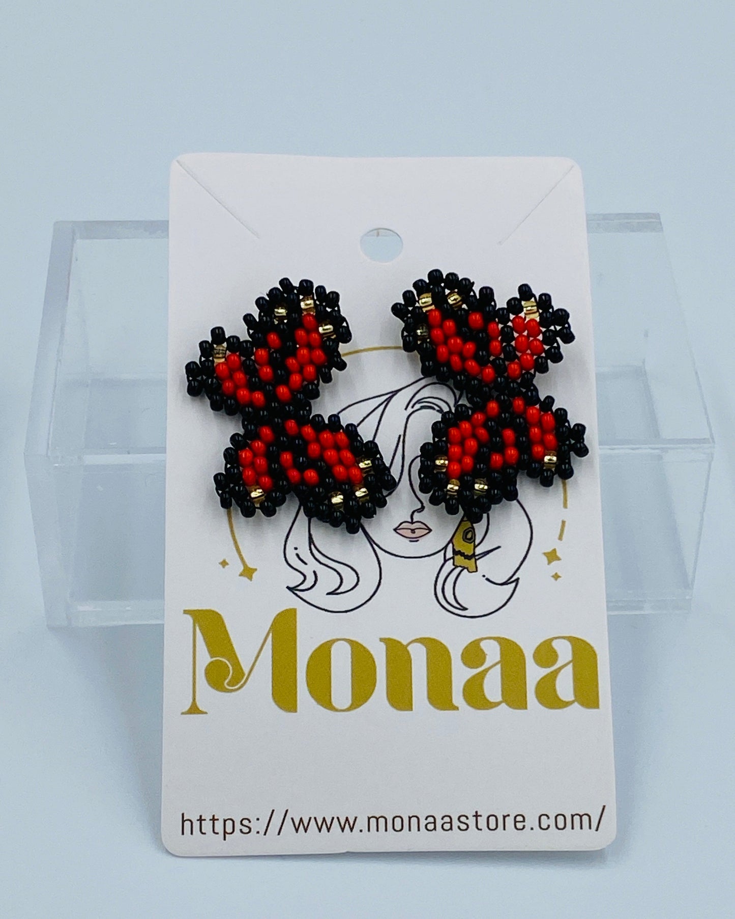 Mini butterfly earrings. Different colors are available