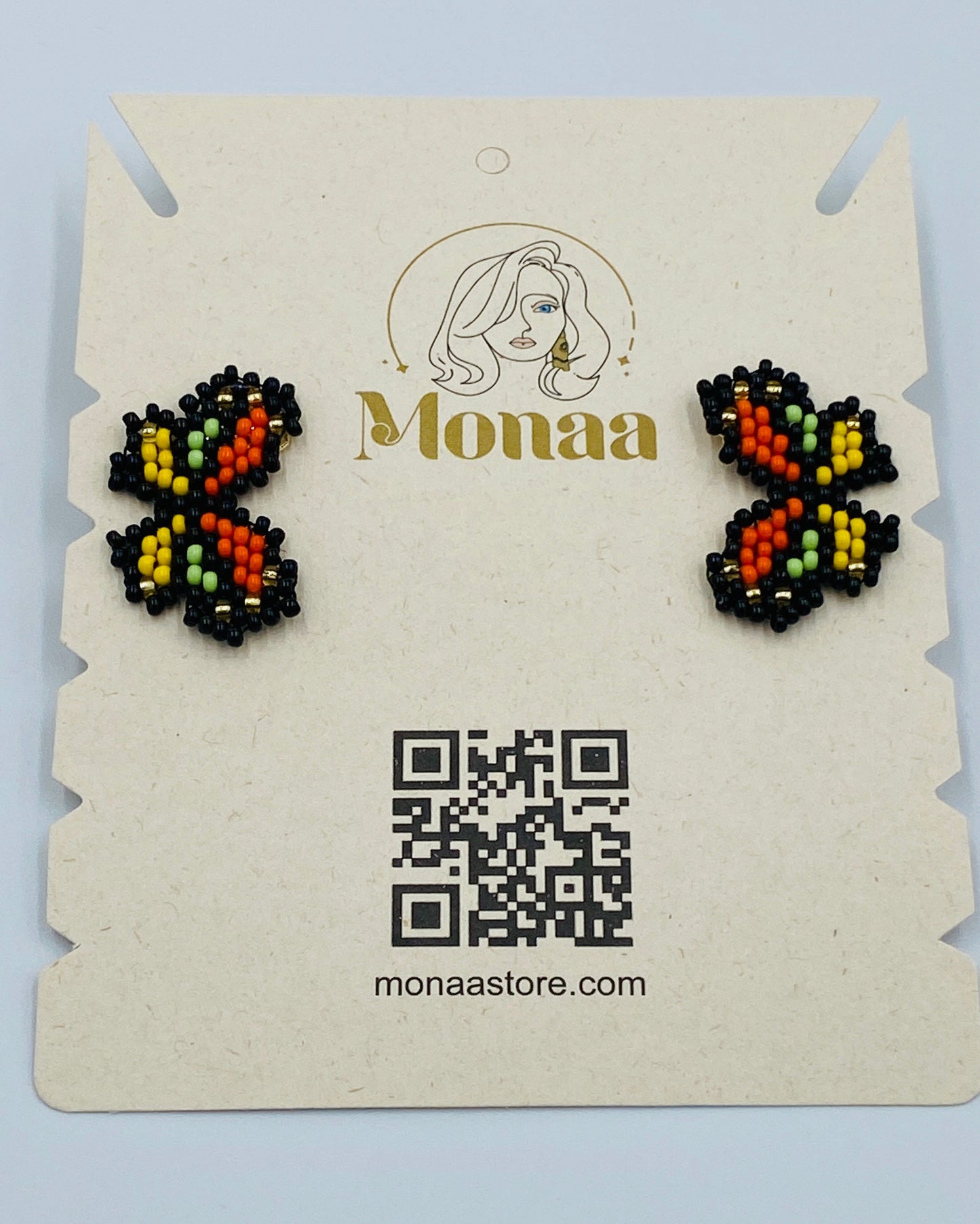 Mini butterfly earrings. Different colors are available