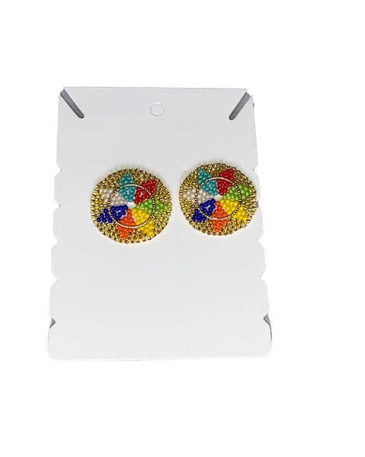 Blossom in Style: Vibrant and Colorful Flower Earrings