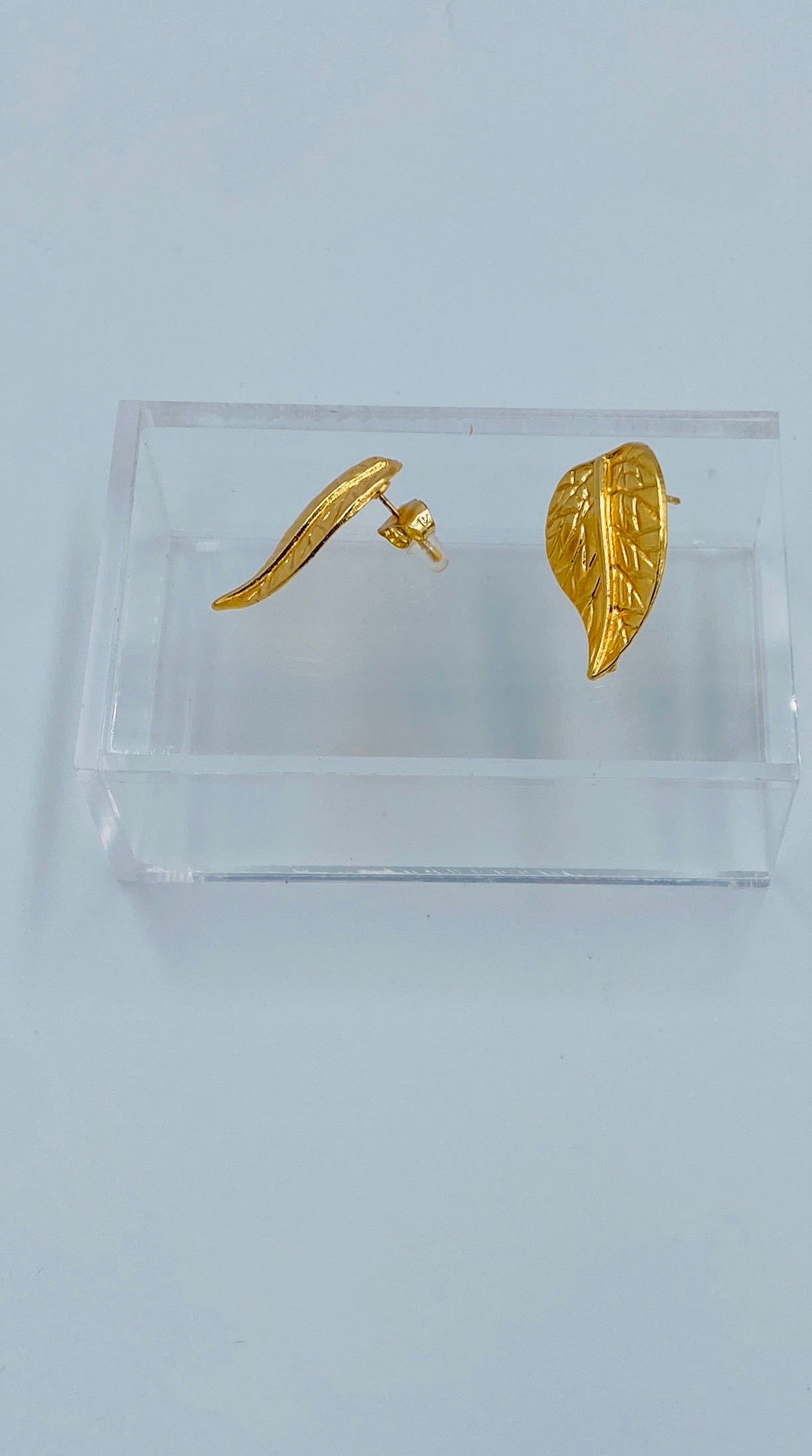 Earrings Gold Leaves