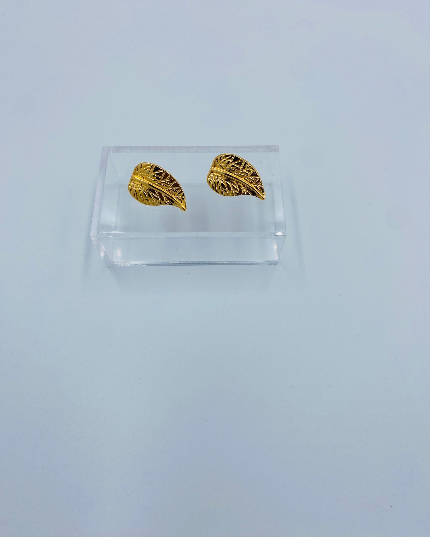 Earrings Gold Leaves